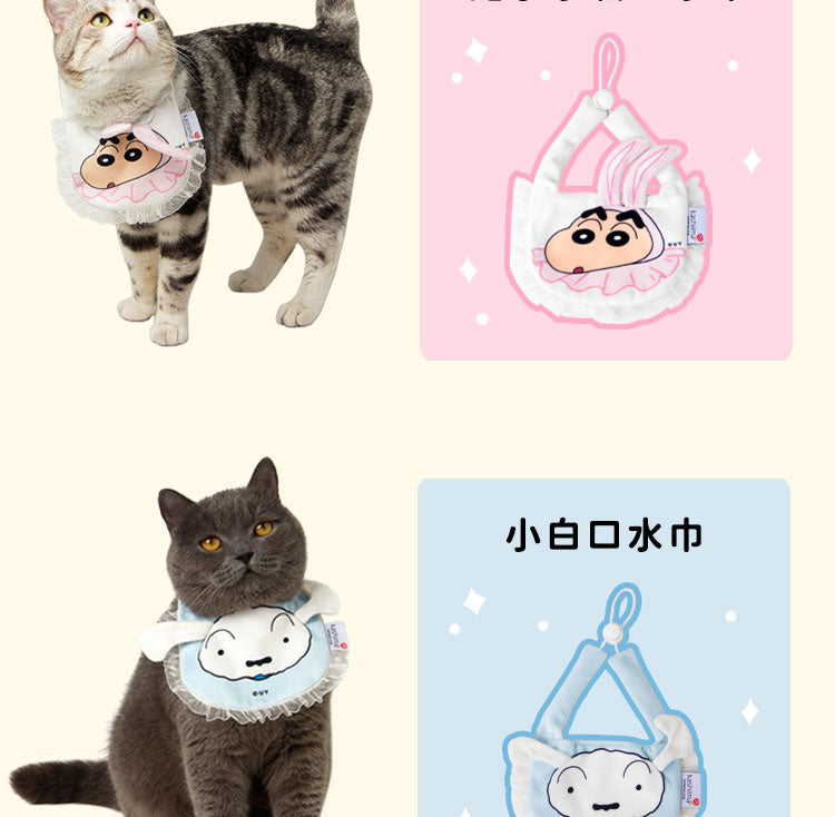 Kashima x Crayon Shin-chan Patterned Bib-Only sell in China mainland