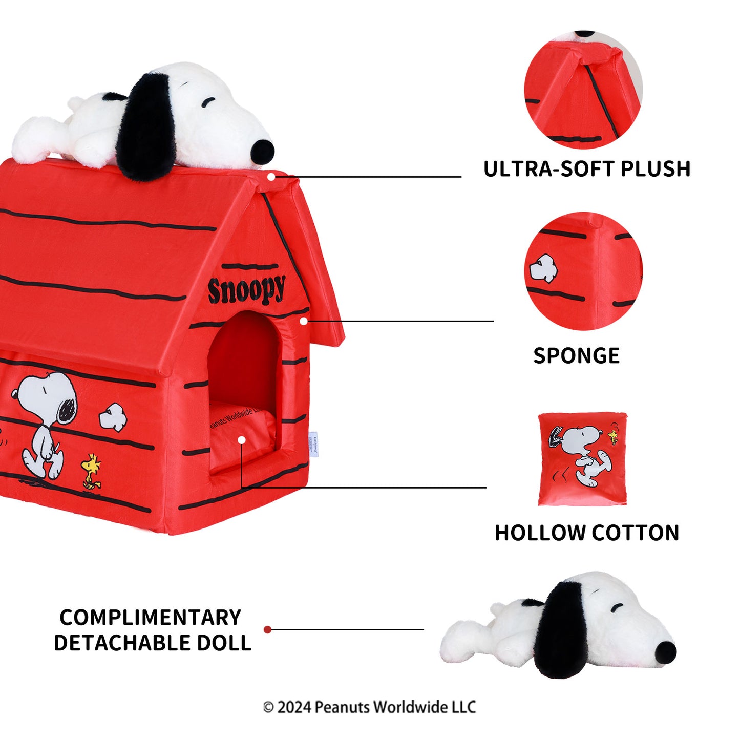 Kashima® x Peanuts Snoopy Indoor Pet Bed