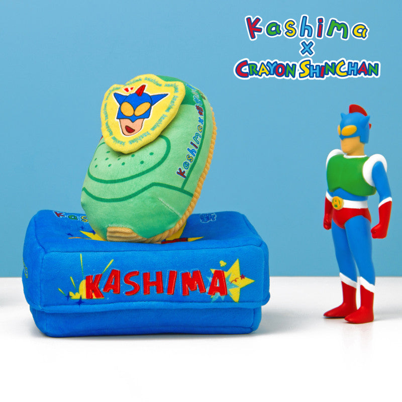 Kashima x Crayon Shin-chan Action Kamen Patterned Shoebox and shoe