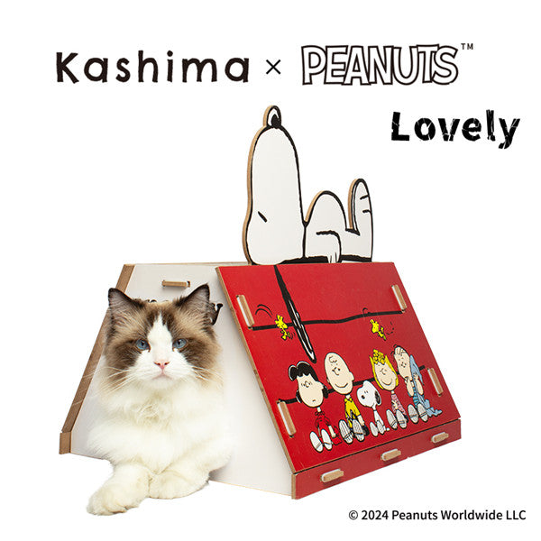Kashima x Snoopy House cat scratching post