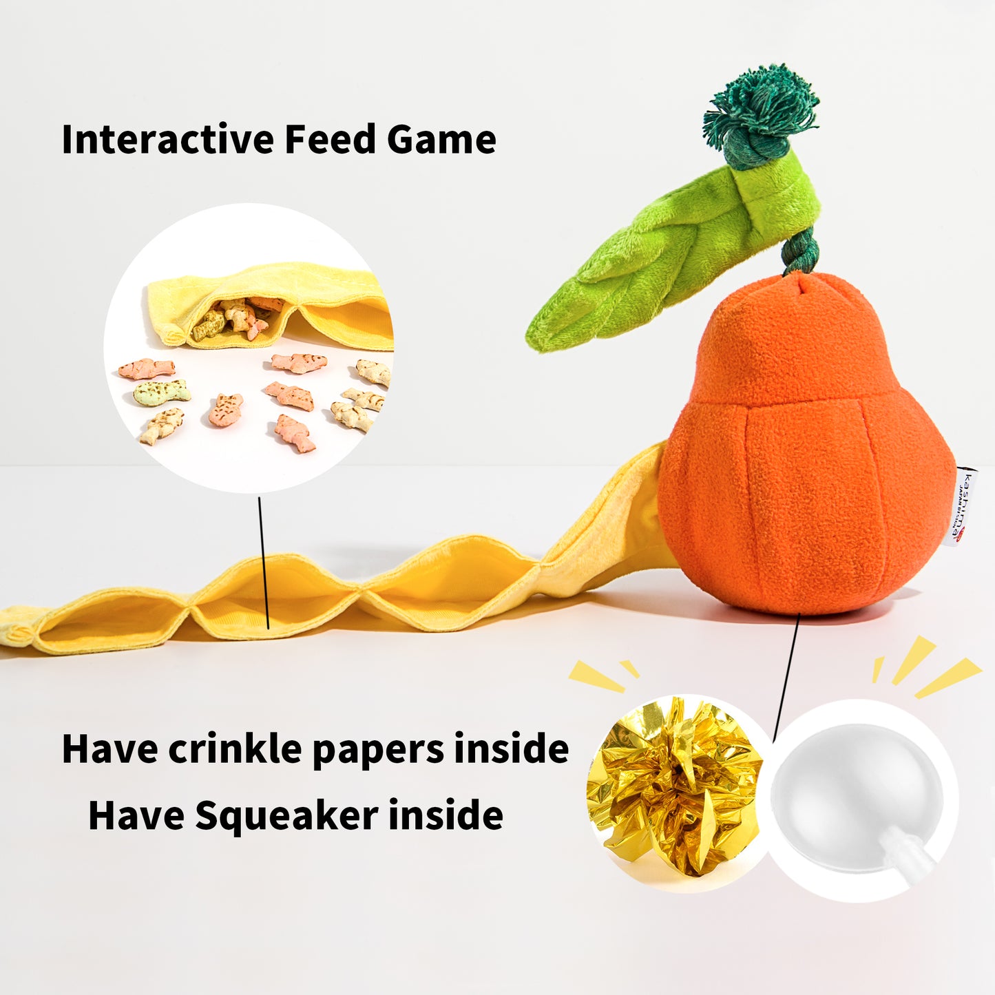 Kashima Ugly Orange Shaped Pet Chew Toy