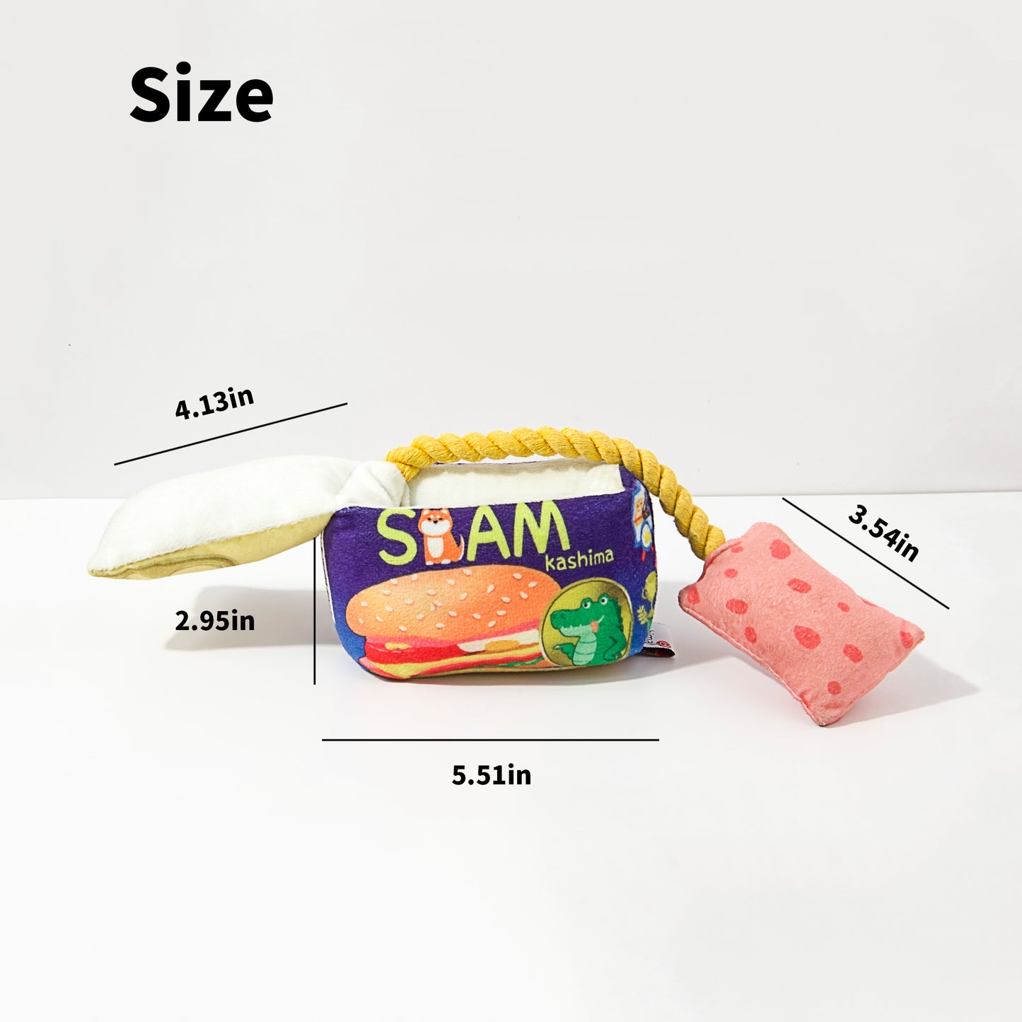 Kashima Lunch Meat Shaped Pet Toys