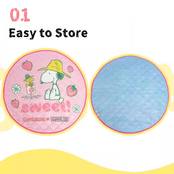 Kashima x Snoopy Strawberry Sweetheart Ice Pad