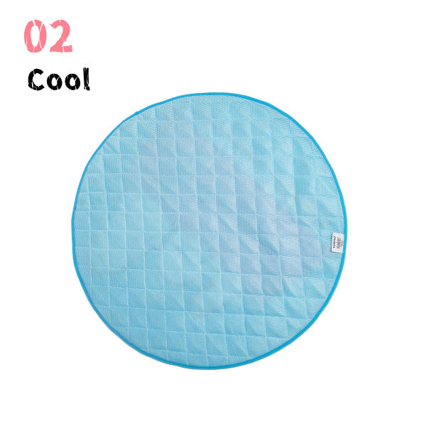 Kashima x Snoopy Blue Checkered Ice Pad