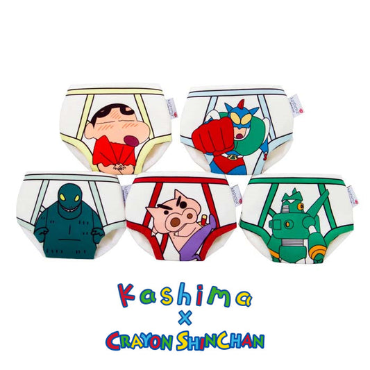 Kashima X Crayon Shin-chan Funny Cartoon Patterned Briefs