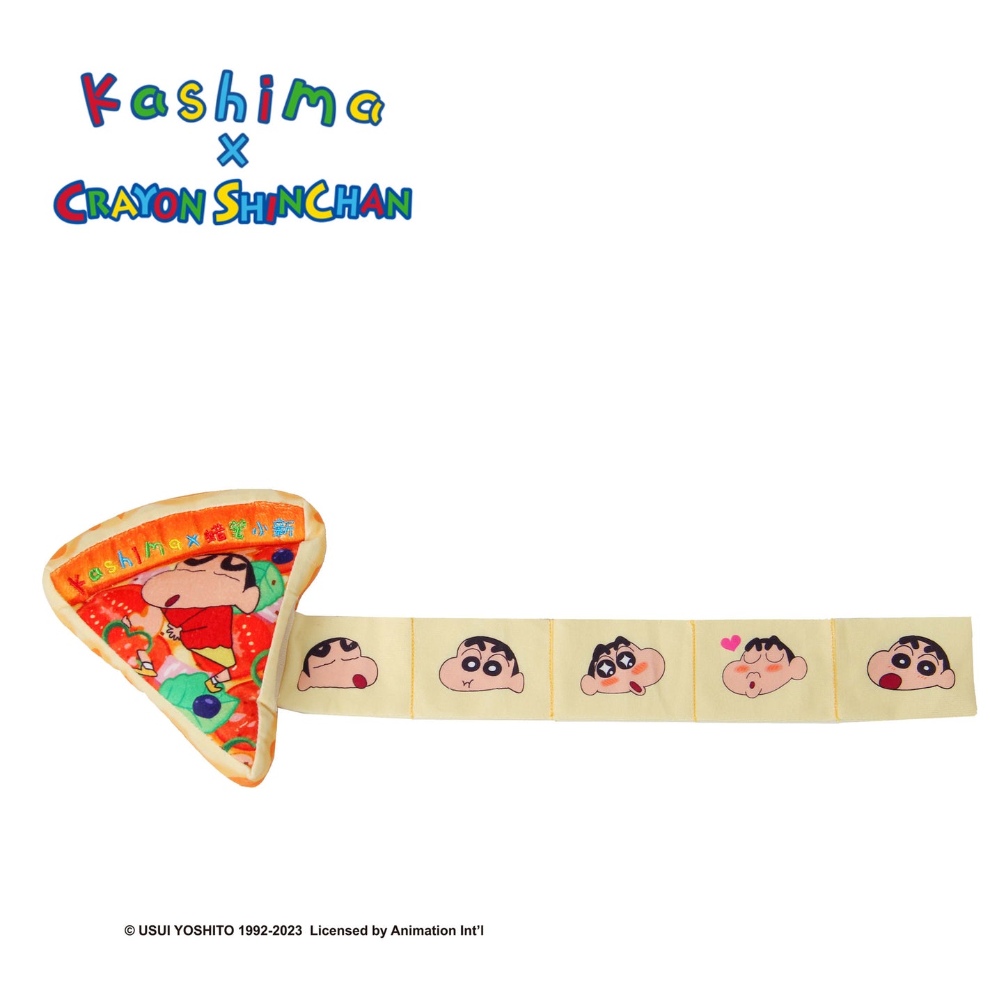 Kashima x Crayon Shin-chan Patterned Pizza
