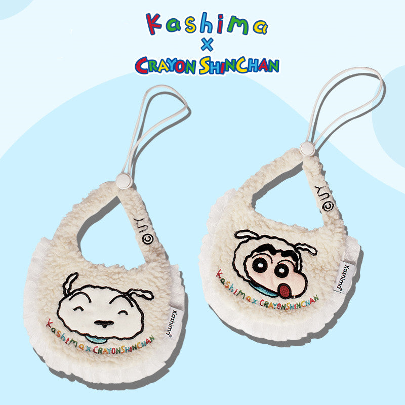 Kashima x Crayon Shin-chan Cashmere Drool Bib