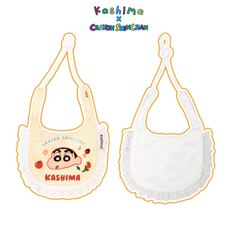 Kashima x Crayon Shin-chan Checked Pet BIB