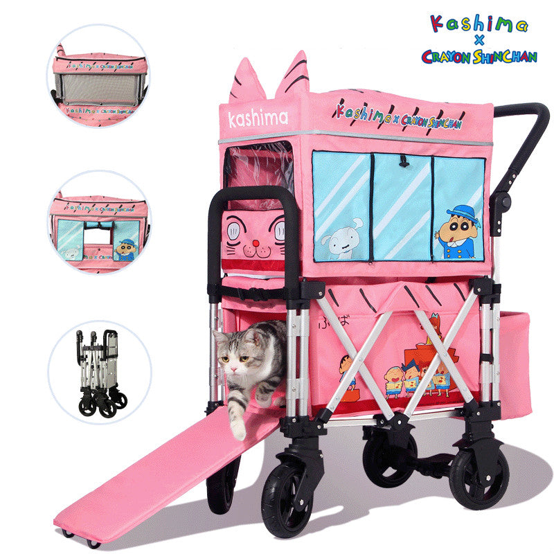 Kashima x Crayon Shin-chan Pink Cart