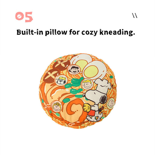 Kashima x Snoopy Blue Seafood Noodle Pet Bed