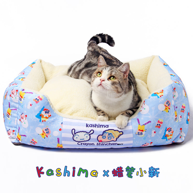 Kashima x Crayon Shin-chan Winter Pet Bed (Blue)-Only sell in China