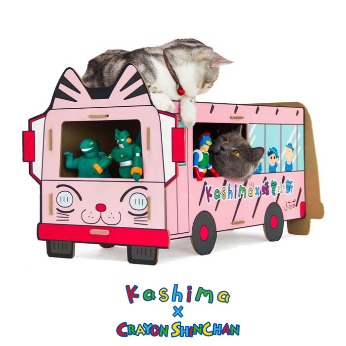 Kashima x Crayon Shin-chan Pink Cat School Bus