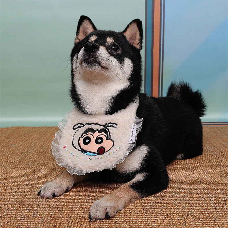 Kashima x Crayon Shin-chan Cashmere Drool Bib