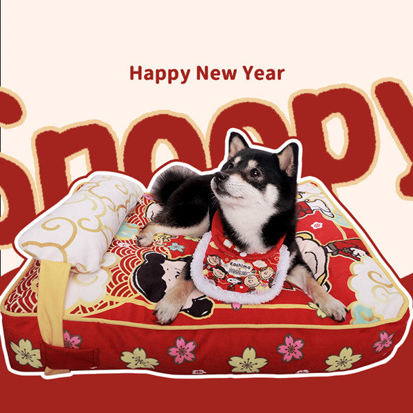 Kashima x Snoopy New Year Series Envelope Bib Envelope Nest Pet Carpet