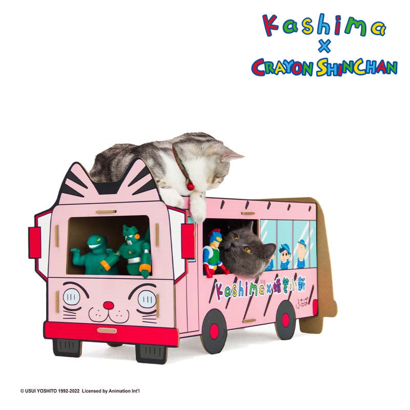 Kashima x Crayon Shin-chan Pink Cat School Bus