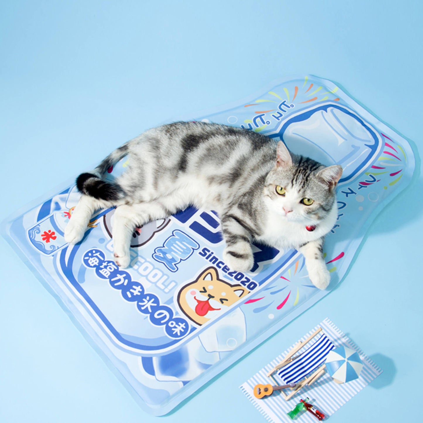 Kashima Soda Water Shaped Pet Ice Mat