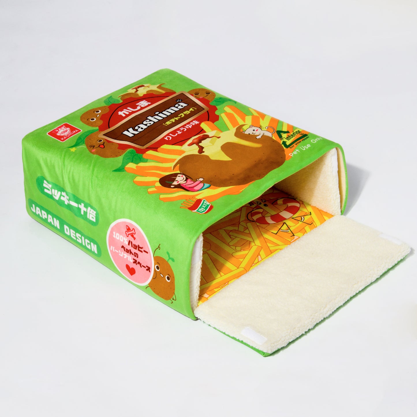 Kashima Biscuit Box Shaped Pet Bed