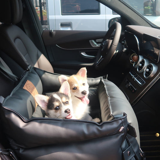 Kashima Ono PU Leather Pet Car Seat
